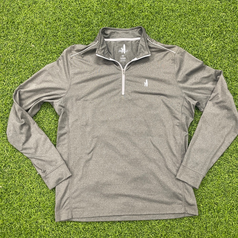 JOHNNIE-O PerFormance Quarter Zip Golf Pullover Sweater 1/4 Mens Size M Medium